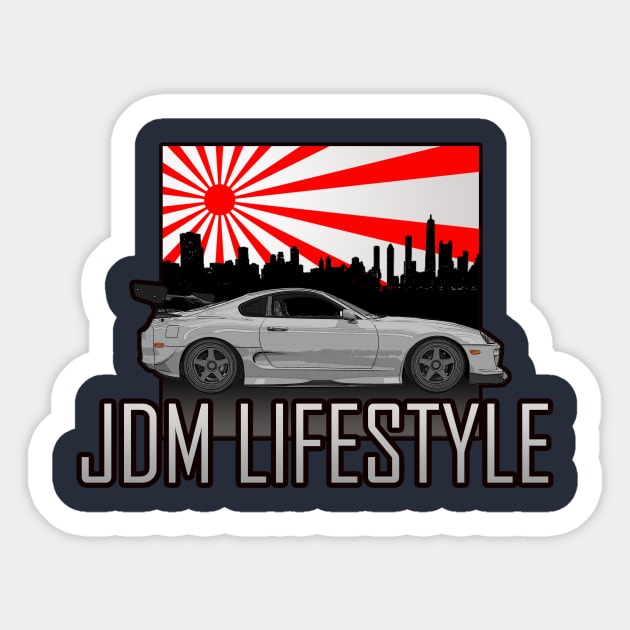 Toyota Supra MK4 Sticker by JDMzone